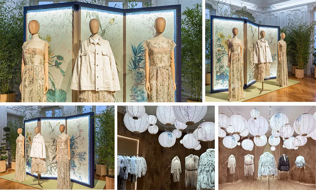 window display, store decoration, gold printing, silver printing, lenticular printing, advertising installation, creative solutions, retail brands, display stands, specialized printing