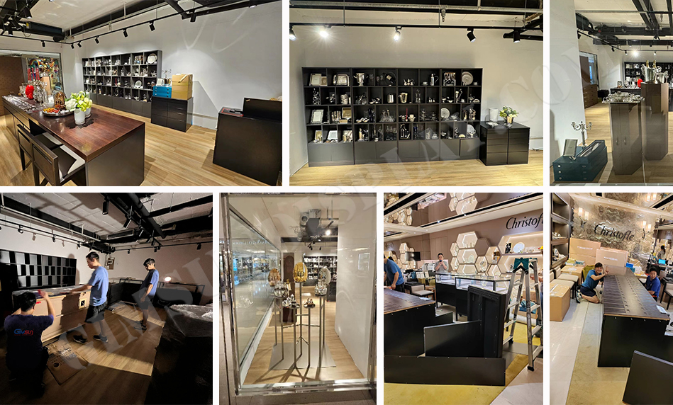 window display, store decoration, gold printing, silver printing, lenticular printing, advertising installation, creative solutions, retail brands, display stands, specialized printing